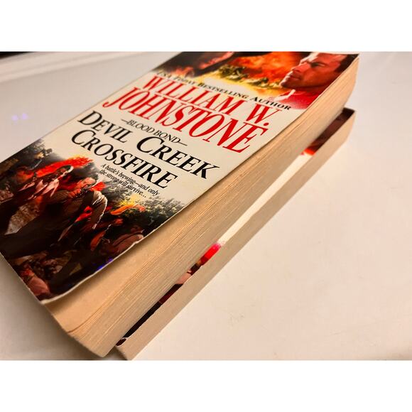 William W. Johnstone, Blood Brothers, Western Paperback Book Lot of 2,‎ Death - Picture 5 of 5